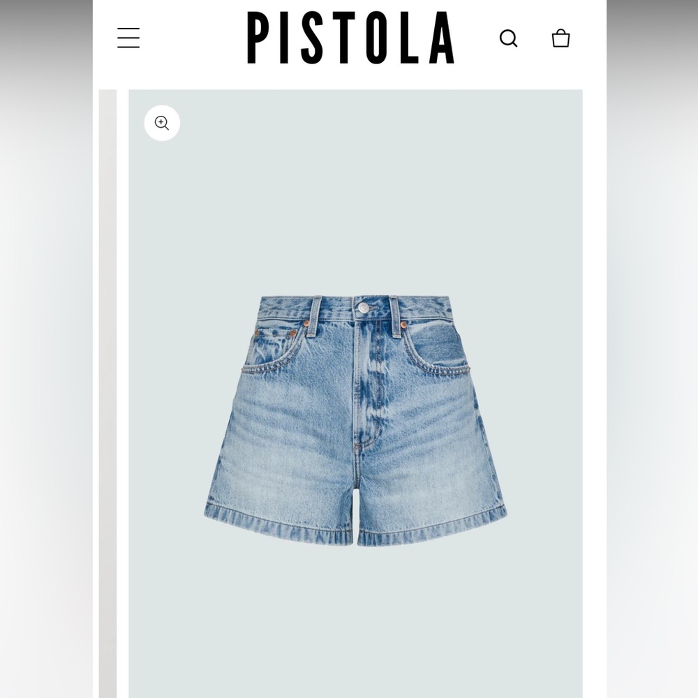NWT Pistola Saige high rise short